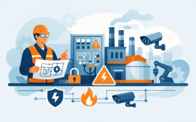 Projeto elétrico de segurança industrial