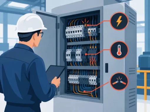 Principais falhas em painéis elétricos industriais