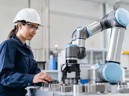Robótica colaborativa com segurança na indústria